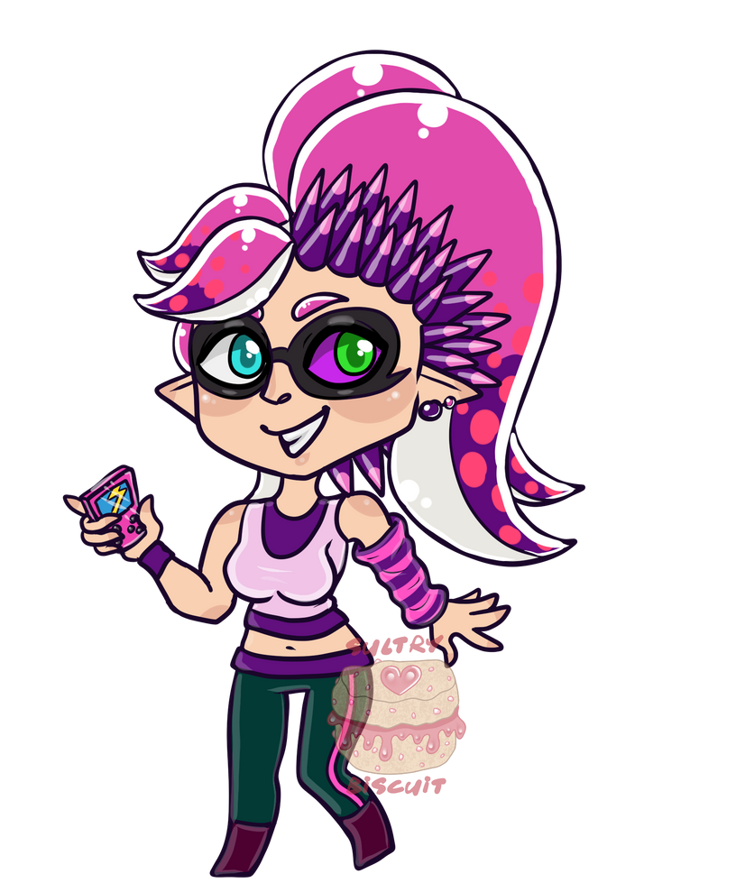 Friend's Inkling Chibi by SultryBiscuit on DeviantArt