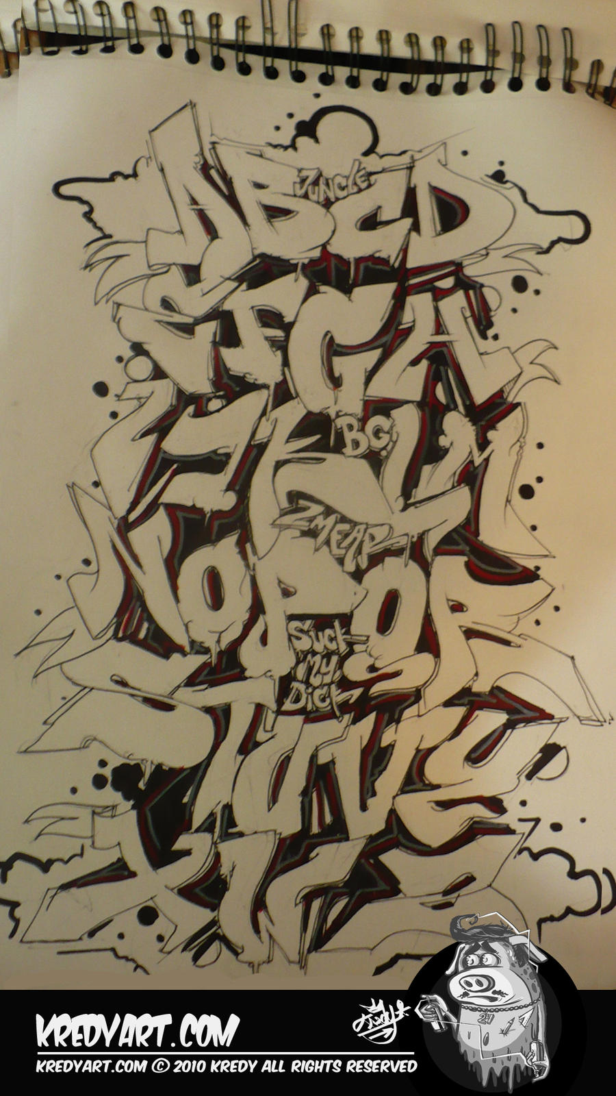 Graffiti alphabet by KreDy on DeviantArt