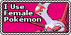Female Pokemon Stamp by Yenshin