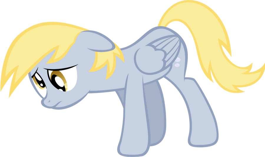 Poor Derpy D: by Yenshin