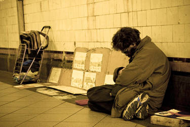 6 am in flinders station alley