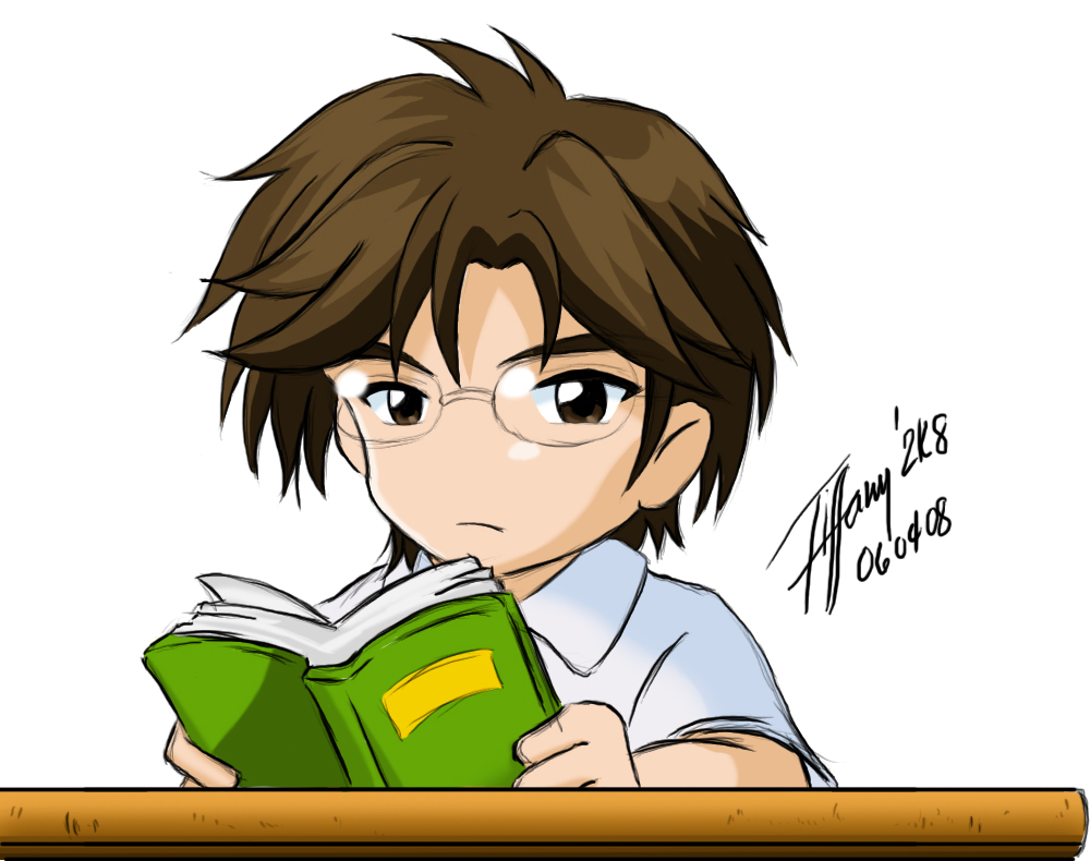 Chibi Tezuka 2 Colored