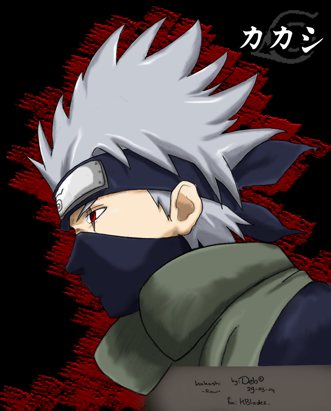 Hatake Kakashi Ft De Perfil by SavioGray on DeviantArt