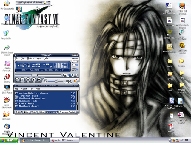 Vincent Valentine: Desktop