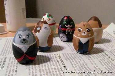 WIP: Doctor Woof/Mew Figurines and Unlucky Cat