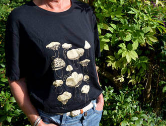 T-shirt serigraphie champi dores
