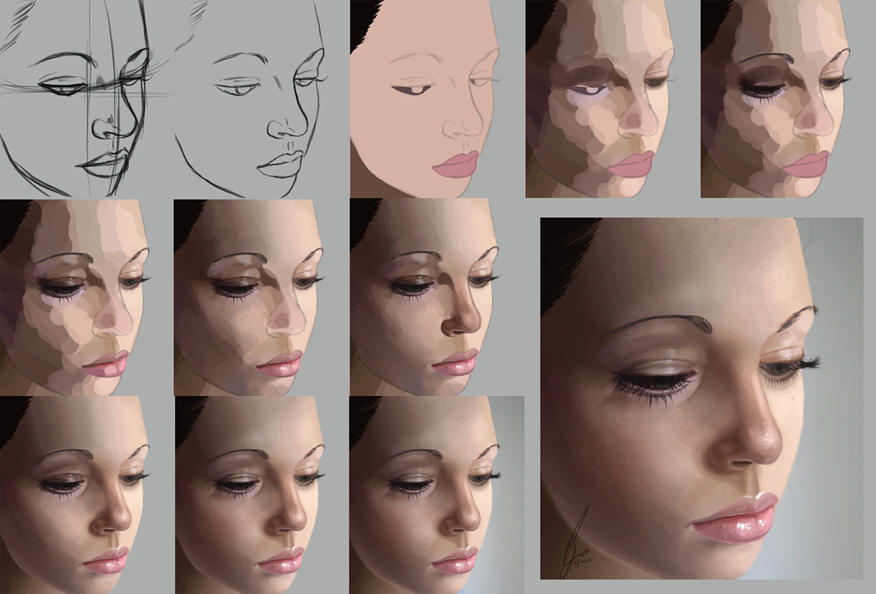 pAINT process by zoestarlite on DeviantArt