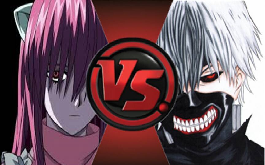 Kaneki Ken (Tokyo Ghoul) vs Lucy Diclonious (Elfen Lied