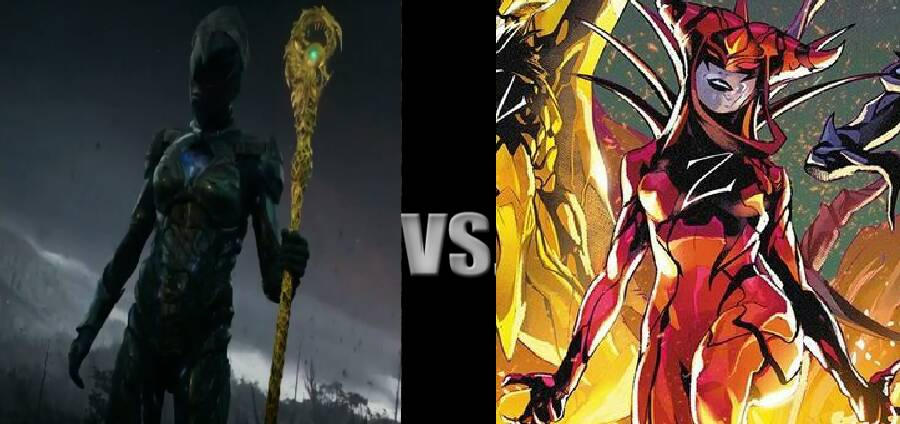 rita repulsa: green ranger vs dark red ranger by geerardorastettyMEGA ...