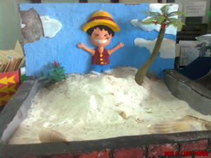 - Luffy On The Beach -