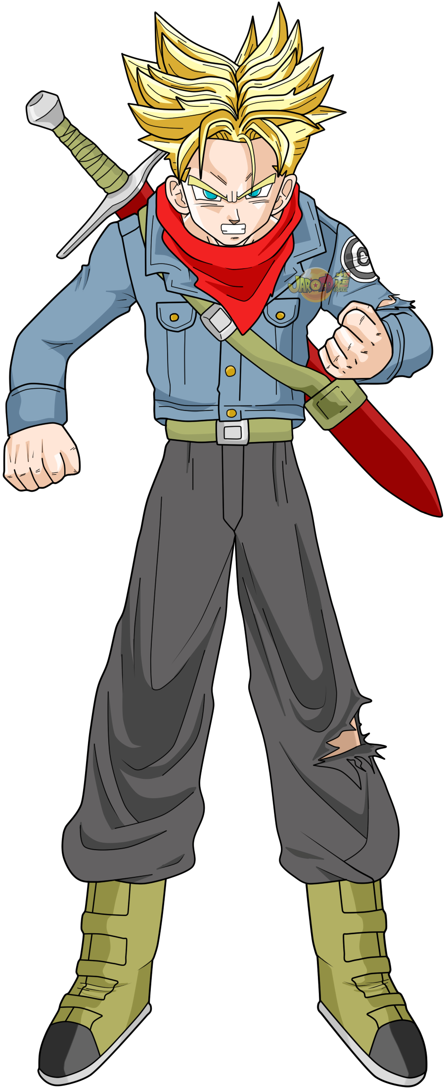 trunks del futuro dragon ball super by naironkr on DeviantArt