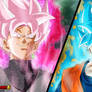 Goku Black ssJ Rose vs Goku ssGss