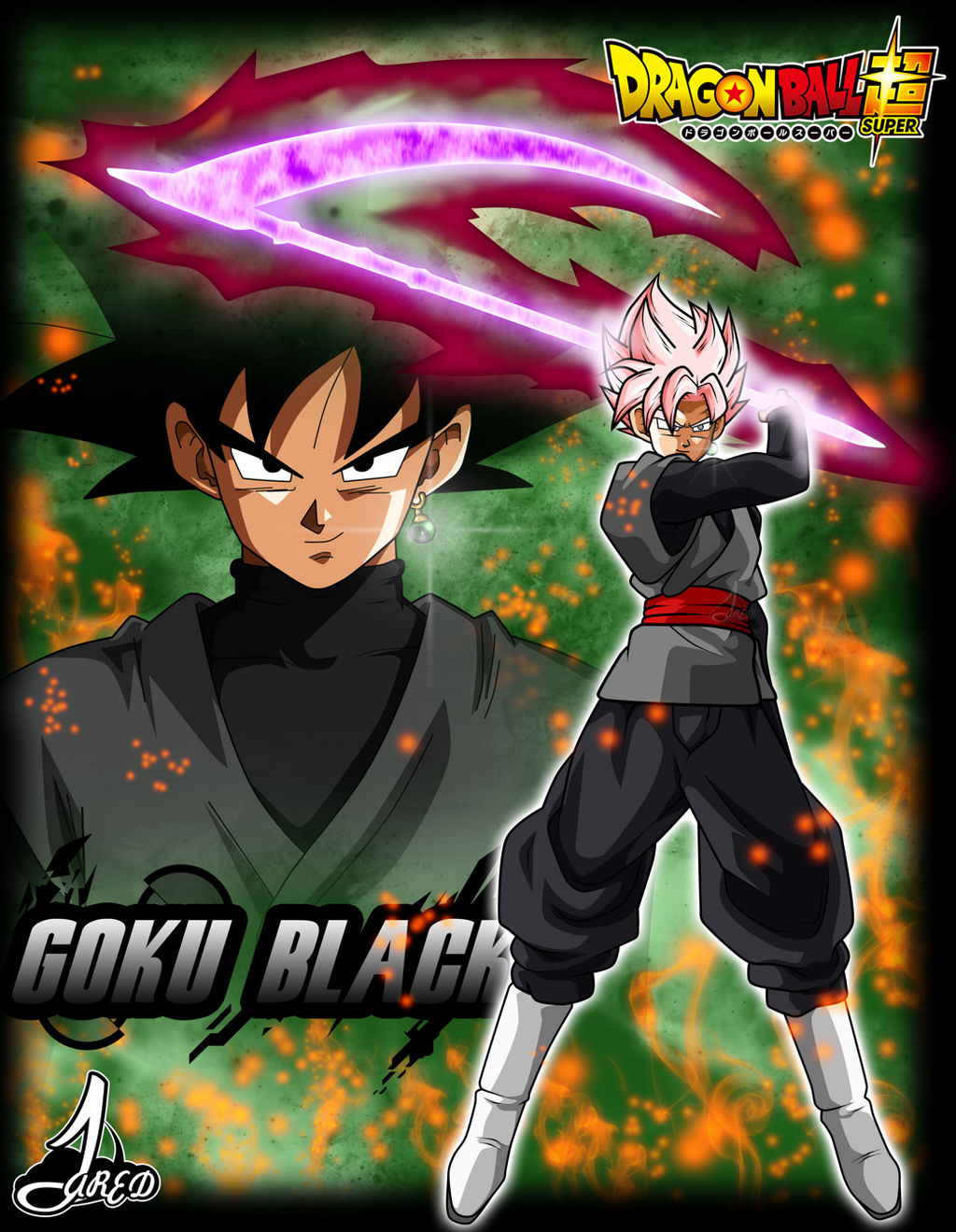 Poster Black Goku Dragon Ball Super by jaredsongohan on Poster Black Goku Dragon Ball Super by jaredsongohan on