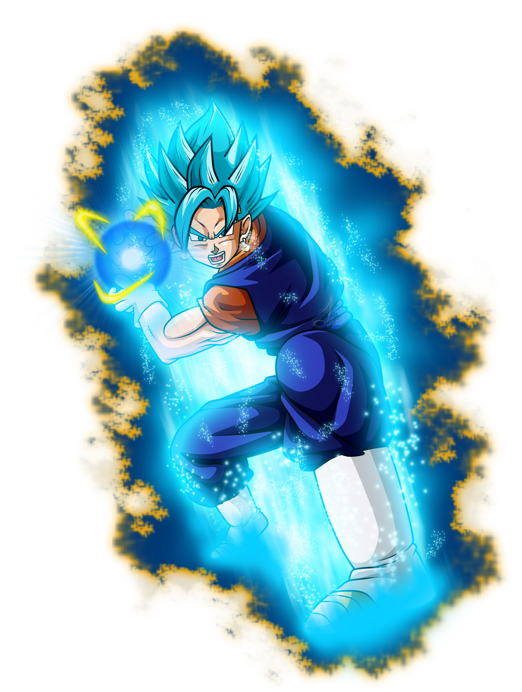 Goku ssj blue dbs by jaredsongohan on DeviantArt