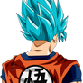 Goku Ssj Blue Espaldas