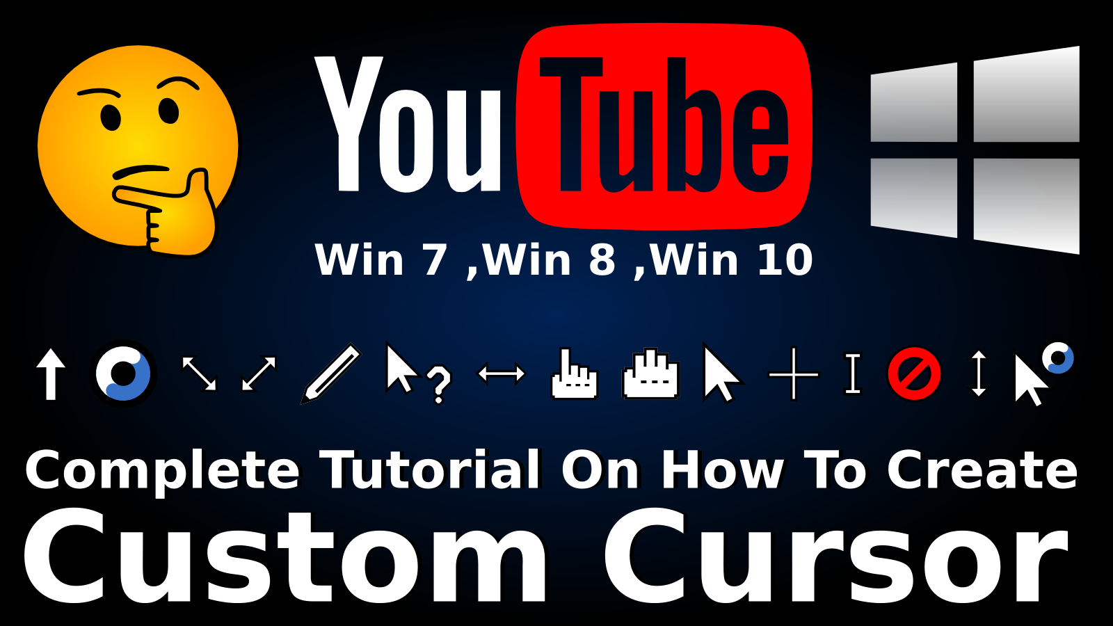 Complete Tutorial On How To Create A Custom Cursor by MOYASH99 on ...