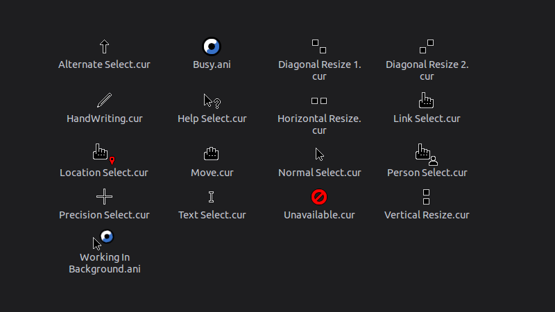 Free] Modern Cursors v1 - Light and Dark by VA5HOne on DeviantArt