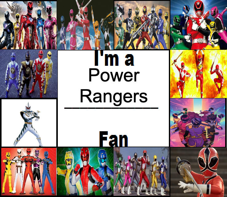 I'm a Power Rangers fan by antivenom907 on DeviantArt