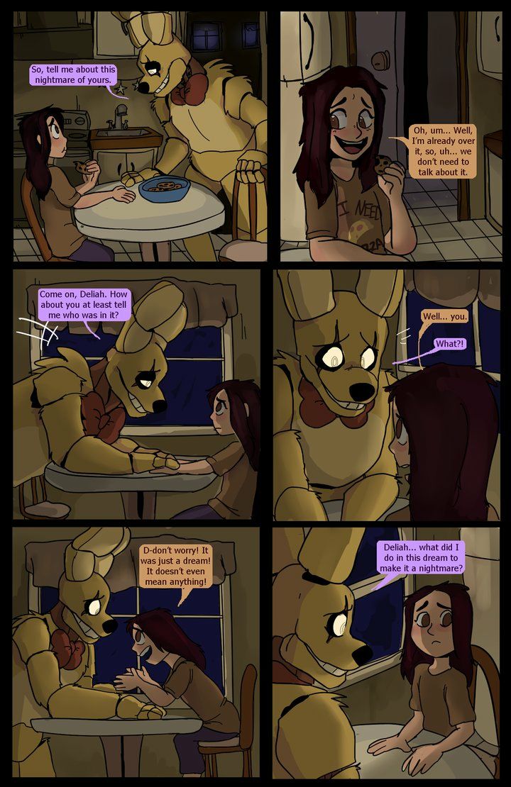 Spring Trap Comic Springtrap and deliah classic comic page 4 by jeszillarex on DeviantArt