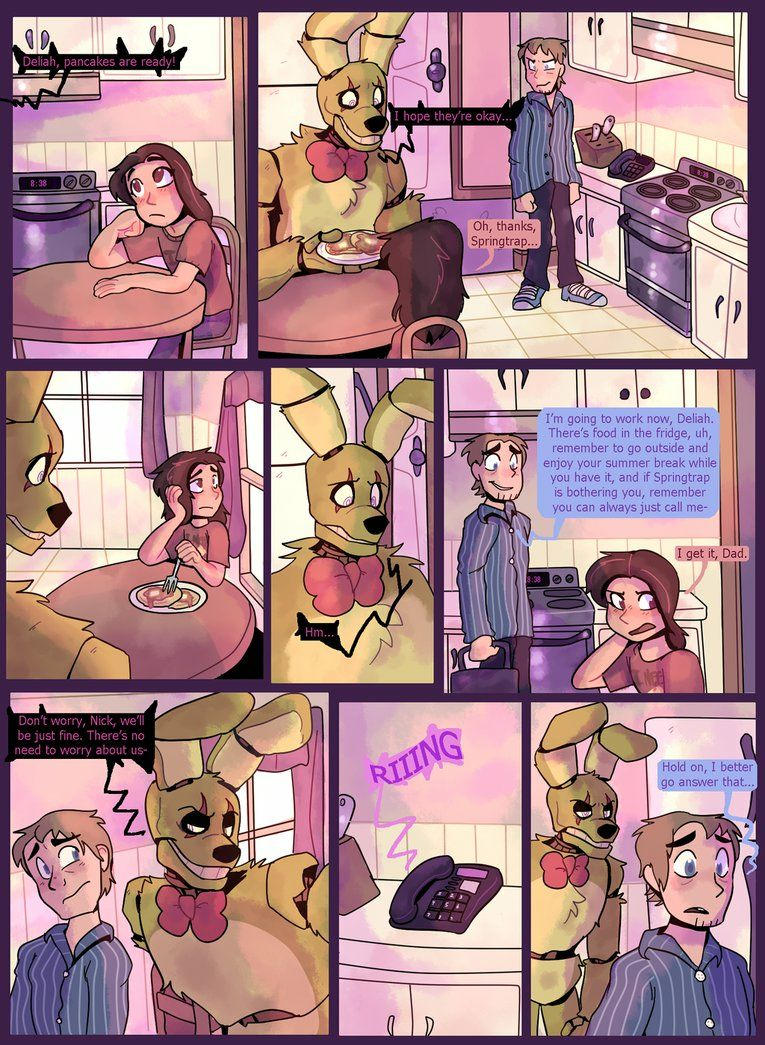 Spring Trap Comic Springtrap and deliah classic comic page 15 by jeszillarex on DeviantArt