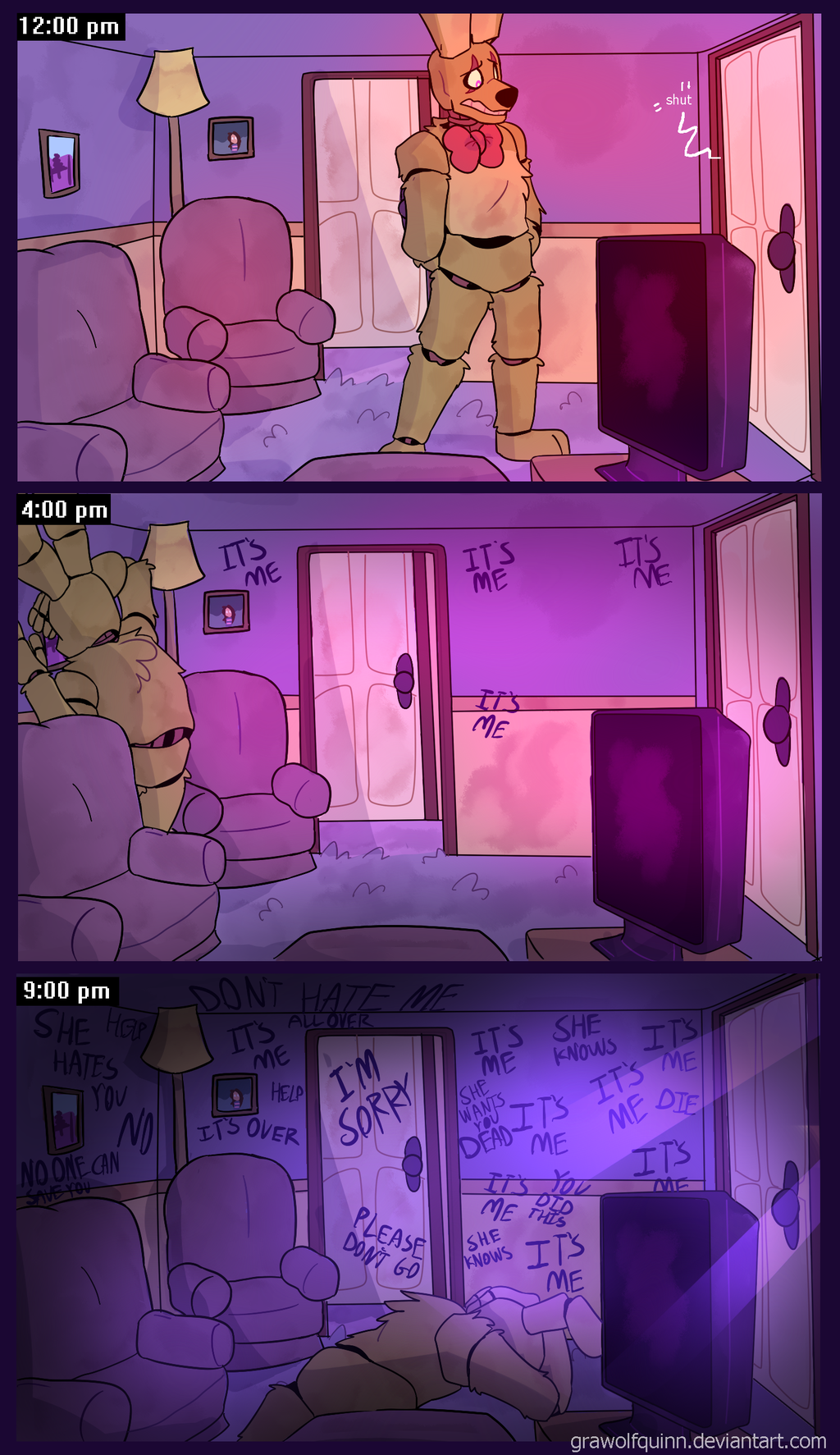 Springtrap Comic Springtrap and deliah classic page 31 by jeszillarex on DeviantArt