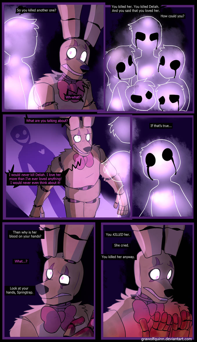 Spring Trap Comic Springtrap and deliah classic page 33 by jeszillarex on DeviantArt