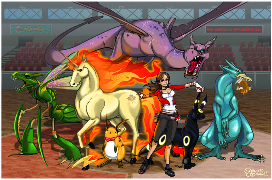Team Tastic - Pokemon Portrait by Sabtastic