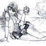 Demo Girl from TF2: 20$ Sketch Commission