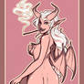 Demon Chick Pin-Up