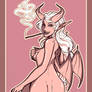 Demon Chick Pin-Up