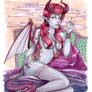 60's Pinup Turned Demon Lady
