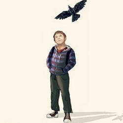 The Boy Who Picked Up His Feet to Fly--design 1