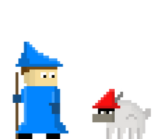 Archimedes and Manners (sheep) - Warcraft 2 inspi