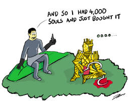 Dark Souls - Lautrac asks about extra humainity