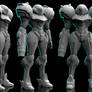 Samus High Poly Fanart