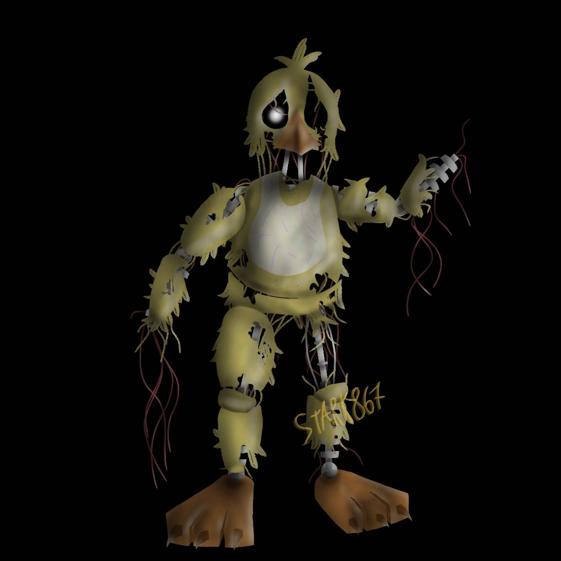 alternate withered chica jumpscare : r/fivenightsatfreddys