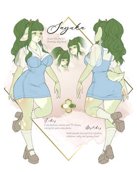 Sayuka Reference Sheet (clothed)