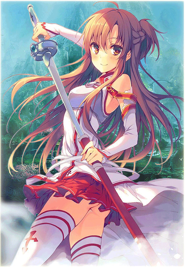 Asuna Sword Art Online Steam Artwork Design GIF by Campeer on DeviantArt