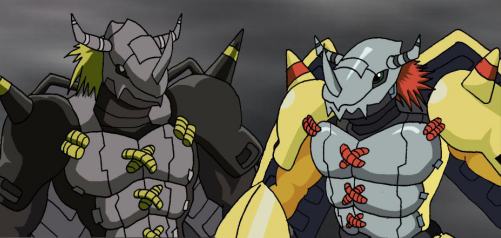 BlackWargreymon and WarGreymon