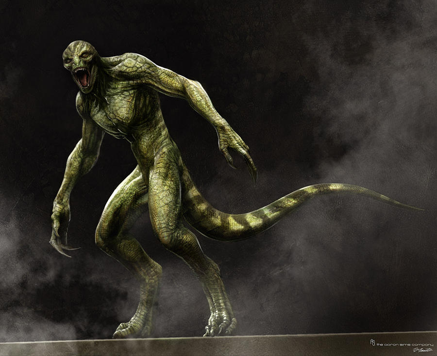 Amazing Spiderman Lizard design1