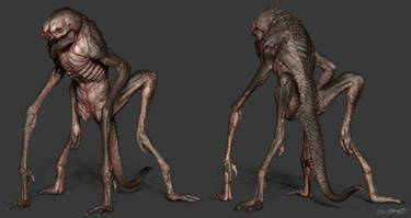 3D Creature Design: The Alien Rock Grubber 3D