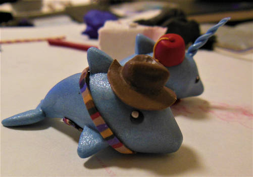 Polymer Clay: Doctor Who Dolphin and Narwhal