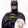 Batman en Robin Watercolor WIP