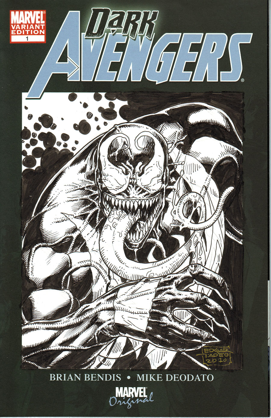 Venom on Dark Avengers Cvr