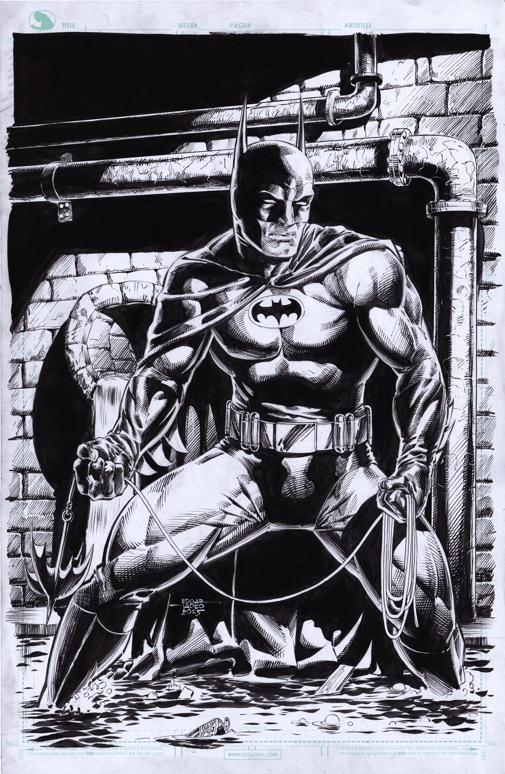 Batman In Sewer