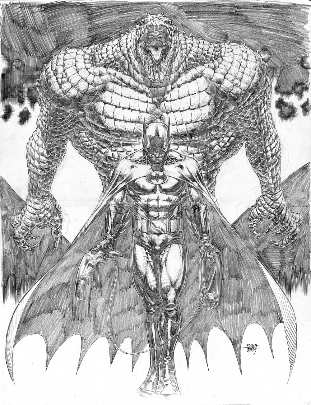 Batman vs Killer Croc