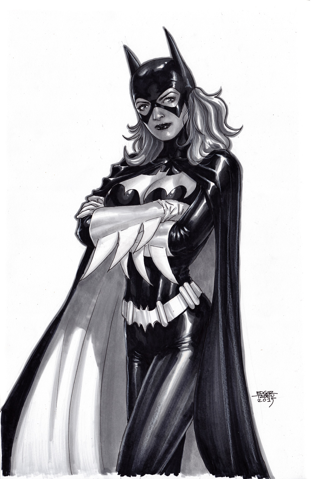 Batgirl - Copic Markers