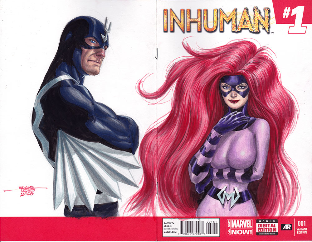 Inhumans - Blackbolt and Medusa