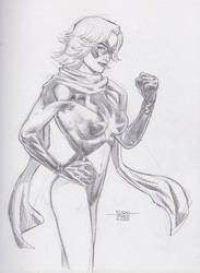 Miss Marvel - Pencil Sketch