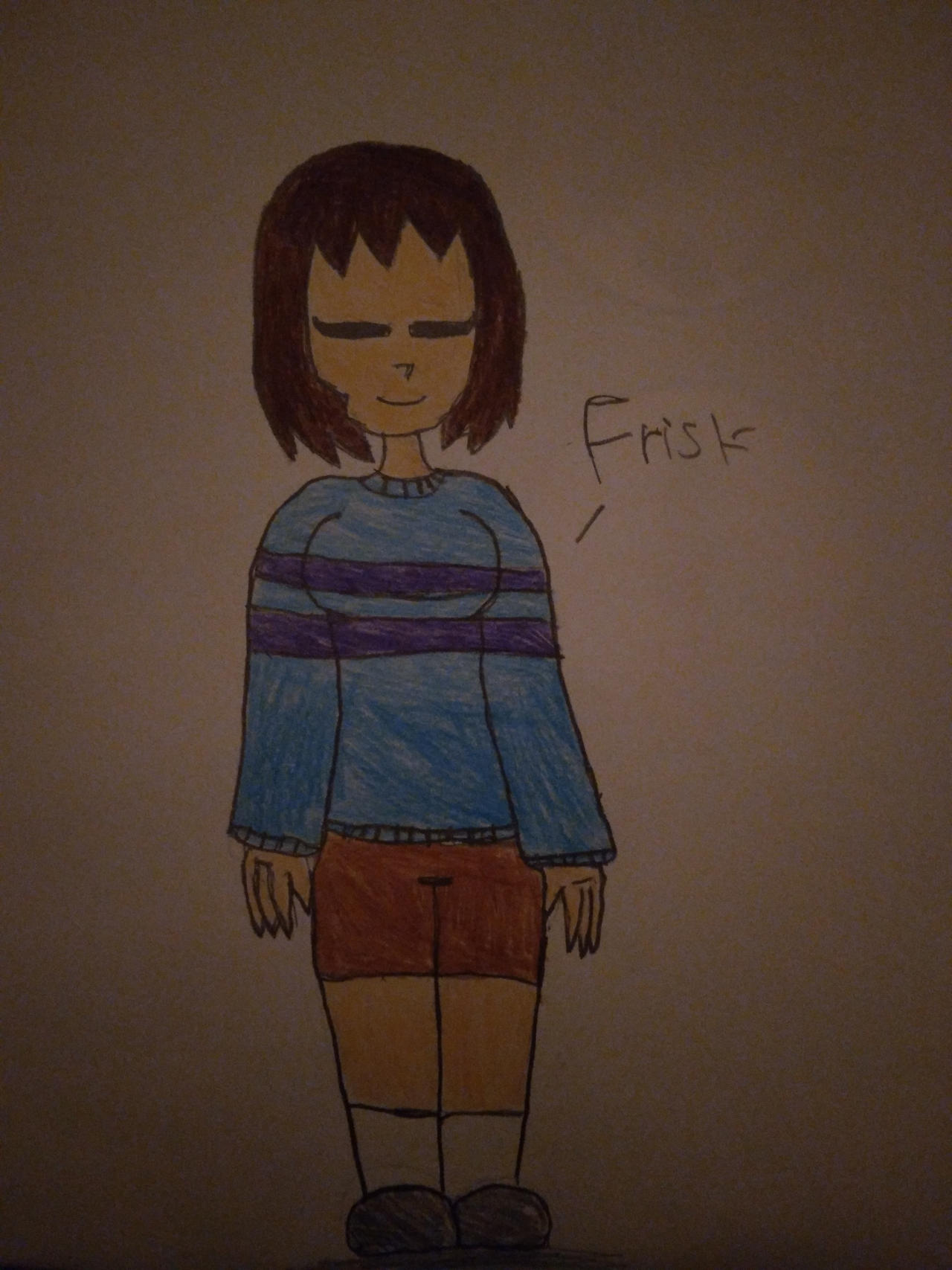 Frisk Reference Drawing Redrawn Frisk by ReInkCody on DeviantArt